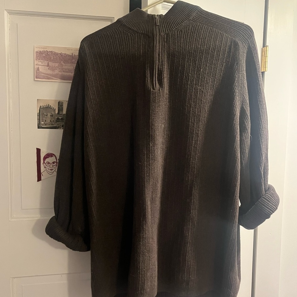 Cherokee Dark Brown Turtleneck Sweater